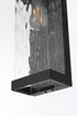 Elegant Lighting Thompson 7 inch Outdoor Pendant in Black Model: OD371W16BK