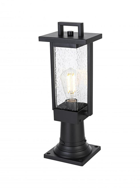 Elegant Lighting Tilton 7 inch Outdoor Pendant in Black Model: OD319P18BK