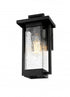 Elegant Lighting Tilton 7 inch Outdoor Pendant in Black Model: OD319W12BK