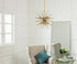 Elegant Lighting Timber 8 light in Brass pendant Model: LD5036D20BR