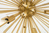 Elegant Lighting Timber 8 light in Brass pendant Model: LD5039D30BR