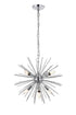 Elegant Lighting Timber 8 light in Chrome Pendant Model: LD5051D20C