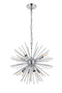 Elegant Lighting Timber 8 light in Chrome Pendant Model: LD5051D20C