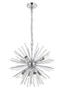 Elegant Lighting Timber 8 light in Chrome Pendant Model: LD5051D20C