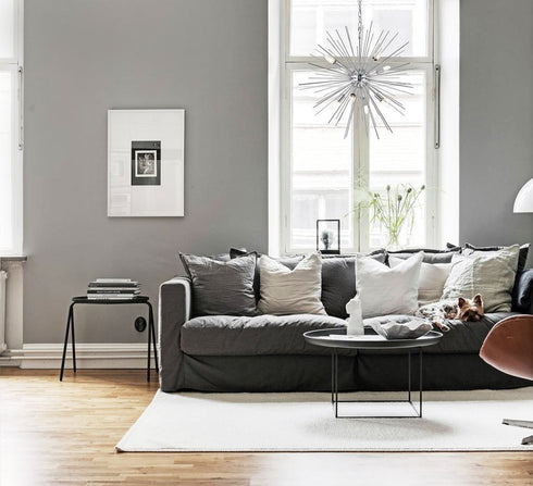Elegant Lighting Timber 8 light in Chrome Pendant Model: LD5051D30C