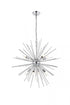 Elegant Lighting Timber 8 light in Chrome Pendant Model: LD5051D30C
