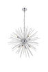 Elegant Lighting Timber 8 light in Chrome Pendant Model: LD5051D30C