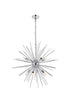 Elegant Lighting Timber 8 light in Chrome Pendant Model: LD5051D30C