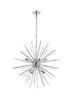 Elegant Lighting Timber 8 light in Chrome Pendant Model: LD5051D30C
