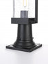 Elegant Lighting Tioga 7 inch Outdoor Pendant in Black Model: OD317P15BK