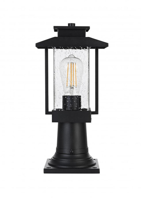 Elegant Lighting Tioga 7 inch Outdoor Pendant in Black Model: OD317P15BK