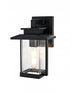 Elegant Lighting Tioga 7 inch Outdoor Pendant in Black Model: OD317W12BK
