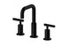 Elegant Lighting Tobias 8 Inch Widespread Double Handle Bathroom Faucet in Brushed Gold Model: FAV-1010BGD