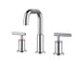 Elegant Lighting Tobias 8 Inch Widespread Double Handle Bathroom Faucet in Brushed Gold Model: FAV-1010BGD