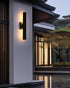 Elegant Lighting Troy 4.5 x 18 inch Outdoor Wall Sconce in Black Model: OD505W18BK