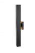 Elegant Lighting Troy 4.5 x 24 inch Outdoor Wall Sconce in Black Model: OD505W24BK