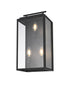 Elegant Lighting Valentin 3 Light Wall Sconce W8.3 Inch E6.5 Inch H16.7 Inch in Black Model: OD418W17BK
