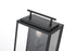 Elegant Lighting Valentin 3 Light Wall Sconce W8.3 Inch E6.5 Inch H16.7 Inch in Black Model: OD418W17BK