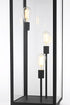 Elegant Lighting Valentin Lawn Light L11.9 Inch W11.9 Inch H35.5 Inch in Black Model: OD418L36BK