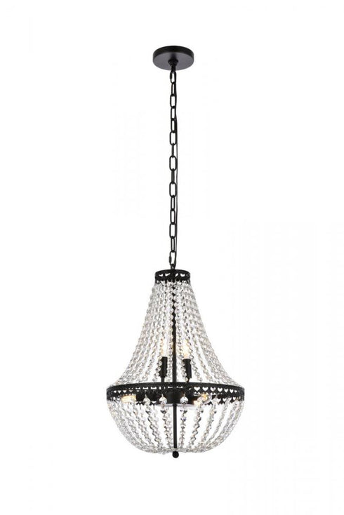 Elegant Lighting Valeria 5 Light Pendant Model: 1113D14C
