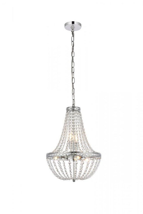 Elegant Lighting Valeria 5 Light Pendant Model: 1113D14C