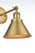 Elegant Lighting Vaman 7 inch Wall Sconce in Satin Gold Model: LD7324W7SG