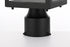 Elegant Lighting Veda 15 inch Outdoor Post light in Black in Black and Clear Finish Model: OD608P15BK
