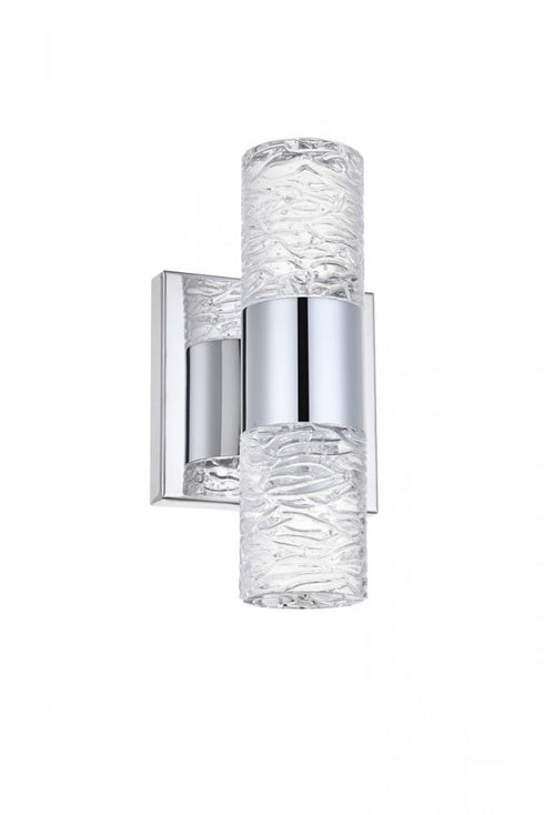 Elegant Lighting Vega 2 light in Chrome LED Wall Sconce Model: 5200W5C