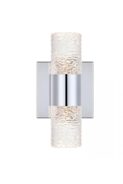 Elegant Lighting Vega 2 light in Chrome LED Wall Sconce Model: 5200W5C