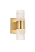 Elegant Lighting Vega 2 light in Gold LED Wall Sconce Model: 5200W5G