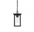 Elegant Lighting Venango 7 inch Outdoor Pendant in Black Model: OD324H11BK