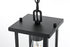 Elegant Lighting Venango 7 inch Outdoor Pendant in Black Model: OD324H11BK