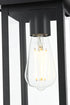Elegant Lighting Venango 7 inch Outdoor Pendant in Black Model: OD324H11BK