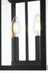 Elegant Lighting Venango 7 inch Outdoor Pendant in Black Model: OD324H14BK
