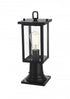 Elegant Lighting Venango 7 inch Outdoor Pendant in Black Model: OD324P16BK