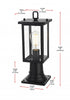 Elegant Lighting Venango 7 inch Outdoor Pendant in Black Model: OD324P16BK