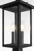 Elegant Lighting Venango 7 inch Outdoor Pendant in Black Model: OD324P19BK