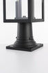 Elegant Lighting Venango 7 inch Outdoor Pendant in Black Model: OD324P19BK