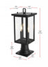 Elegant Lighting Venango 7 inch Outdoor Pendant in Black Model: OD324P19BK