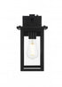 Elegant Lighting Venango 7 inch Outdoor Pendant in Black Model: OD324W12BK