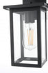 Elegant Lighting Venango 7 inch Outdoor Pendant in Black Model: OD324W12BK