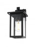 Elegant Lighting Venango 7 inch Outdoor Pendant in Black Model: OD324W12BK