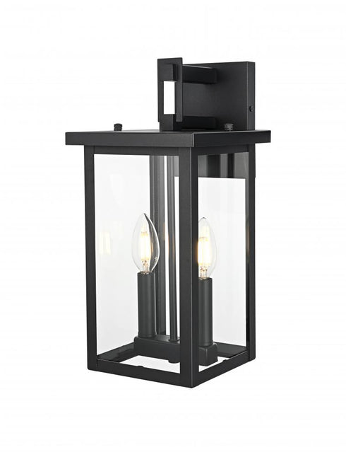 Elegant Lighting Venango 7 inch Outdoor Pendant in Black Model: OD324W15BK