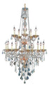 Elegant Lighting Verona 15 Light Foye Hallway in Royal Cut Golden Shadow (Champagne) Finish Model: 7815G33GS-GS/RC
