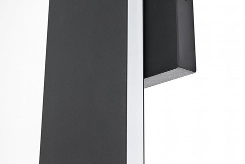 Elegant Lighting Waylen 4.5 x 24 inch Outdoor Wall Sconce in Black Model: OD506W24BK