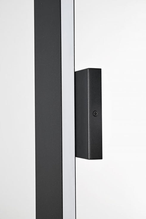 Elegant Lighting Waylen 4.5 x 34 inch Outdoor Wall Sconce in Black Model: OD506W34BK