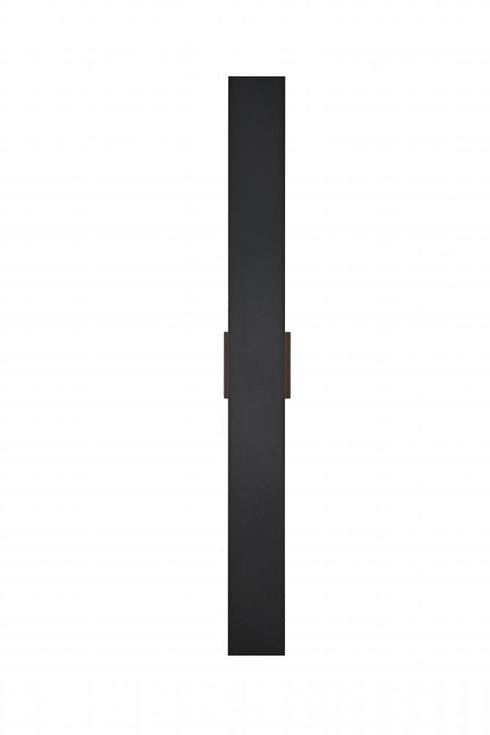 Elegant Lighting Waylen 4.5 x 40 inch Outdoor Wall Sconce in Black Model: OD506W40BK