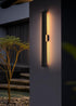 Elegant Lighting Waylen 4.5 x 40 inch Outdoor Wall Sconce in Black Model: OD506W40BK