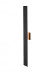 Elegant Lighting Waylen 4.5 x 40 inch Outdoor Wall Sconce in Black Model: OD506W40BK