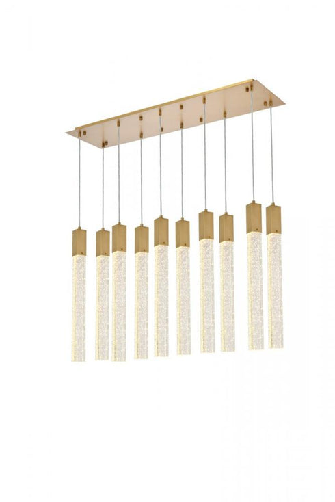 Elegant Lighting Weston 10 Light Pendant Model: 2066D42C